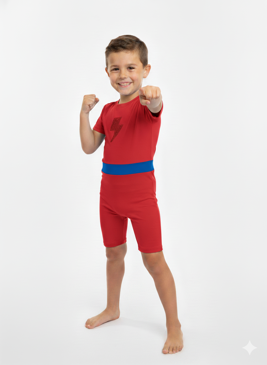 Flash Red Unitard